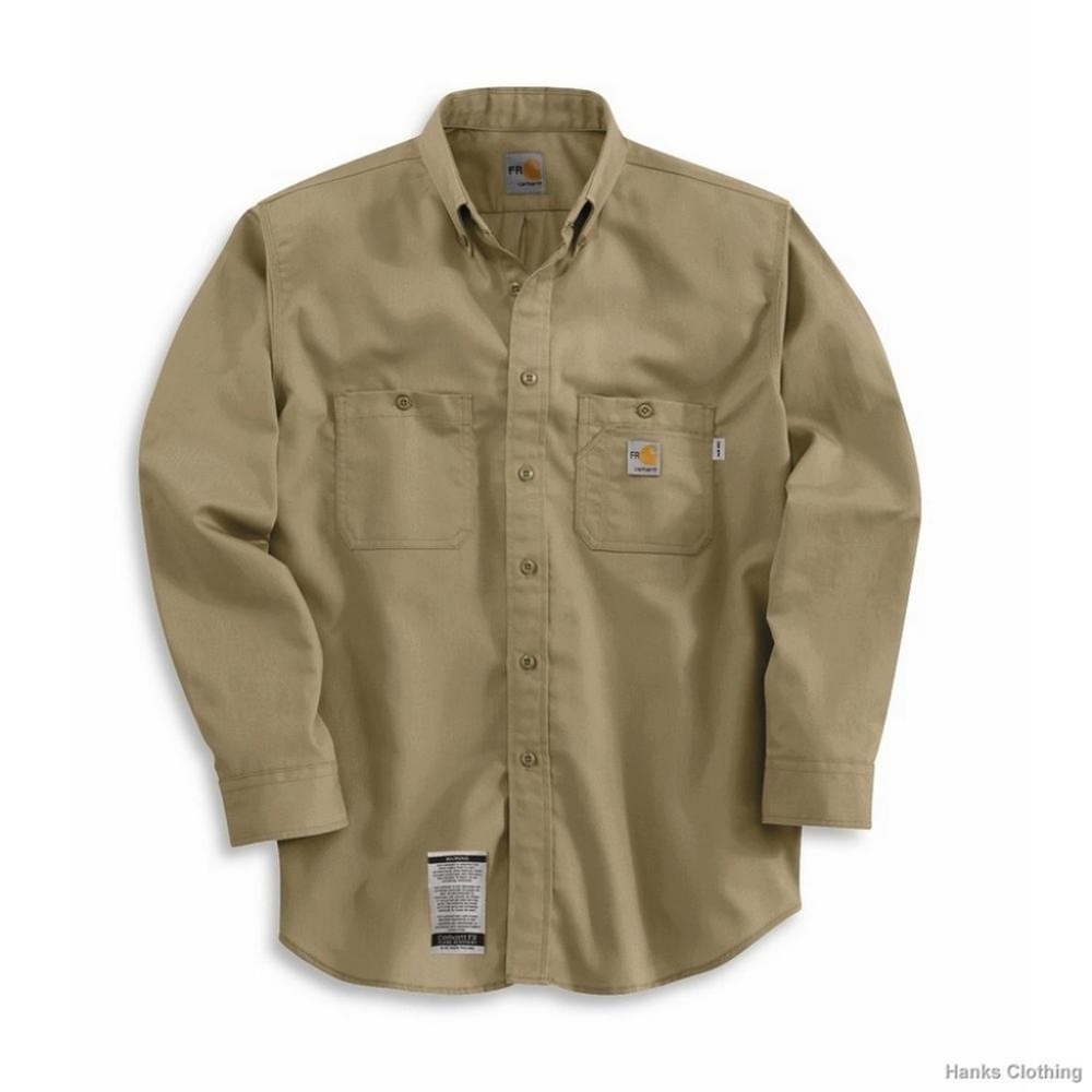Carhartt FR Button up long sleeve Twill Shirt